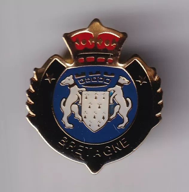 Rare Pins Pin's .. Tourisme Bretagne Breizh Folklore Blason Arm Regional ~Ev