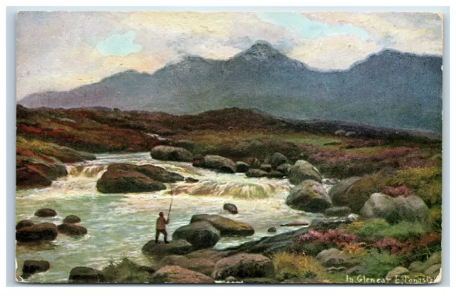 Postcard In Glencar E Longstaffe posted 1905