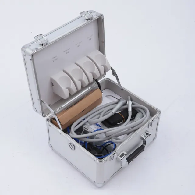 80W Electric Small Portable Dental Unit System Case Weak Suction Easy to Use NEW