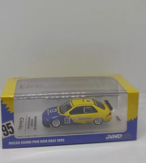 Inno64 Honda Civic Ferio EG9 #95 Spoon Sports Macau Guia Race 1995 JDM Legend