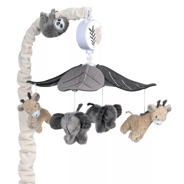 Lambs & Ivy Baby Jungle Animals  Musical Baby Crib Mobile Soother Toy AMAZING!!!