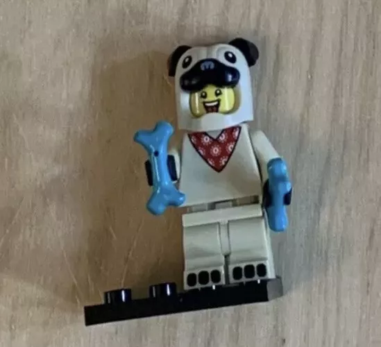 LEGO RETIRED Minifigures CMF Series-21 (71029) #5 Pug Costume Guy NEW