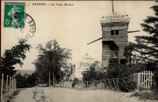 CPA - 95 - SANNOIS - Les Vieux Moulins