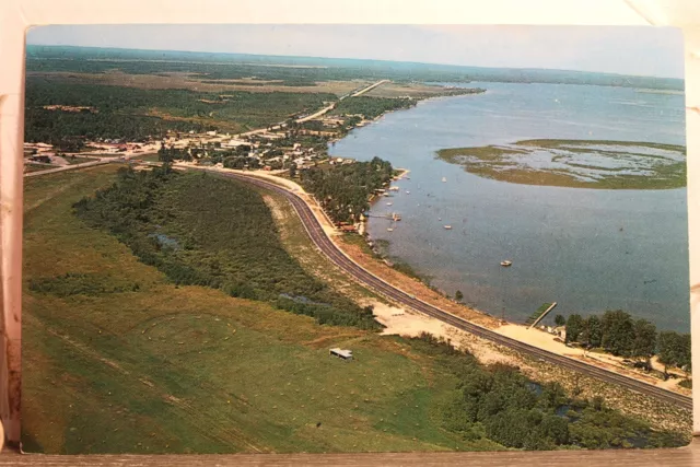 Michigan MI Houghton Lake Police Post Postcard Old Vintage Card View Standard PC