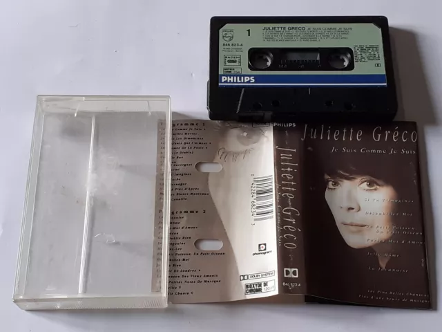 K7 cassette audio tape juliette gréco je suis comme je suis