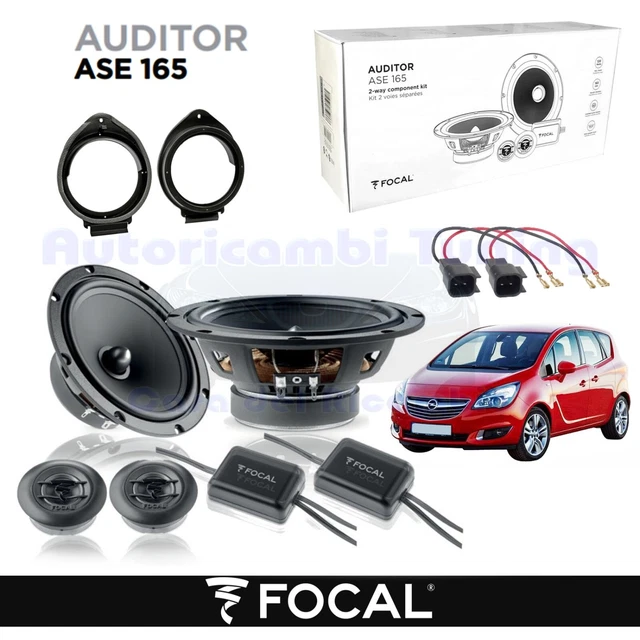 Casse Altoparlanti anteriori 165mm FOCAL AUDITOR ASE165 120w per OPEL MERIVA B