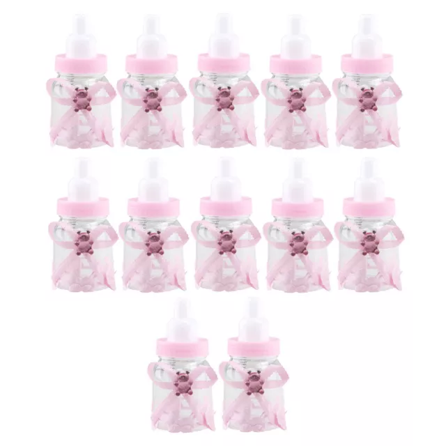 10Pcs Baby Shower Mini Bottle Candy Gift Box Party Favors