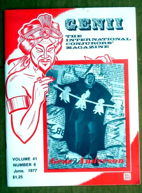 Genii International Conjurors' Magazine June 1977 Magic Illusions Gene Anderson