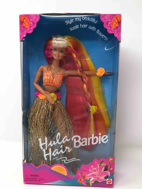 Pink & Gold Hula Hair Barbie Pink & Gold Hula Hair Barbie