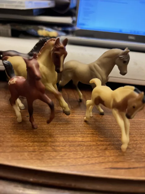 Breyer Reeves Miniature Model Horses And Colts Figures Lot of 11 Vintage 1999 2