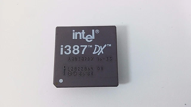 New-Intel-CPU-I387DX-Ceramic-CoProcessor
