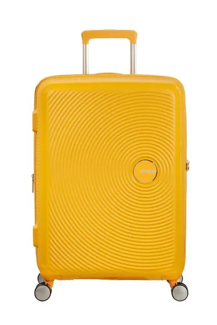 American Tourister Soundbox 67/24 Reisekoffer erweiterbar golden yellow gelb