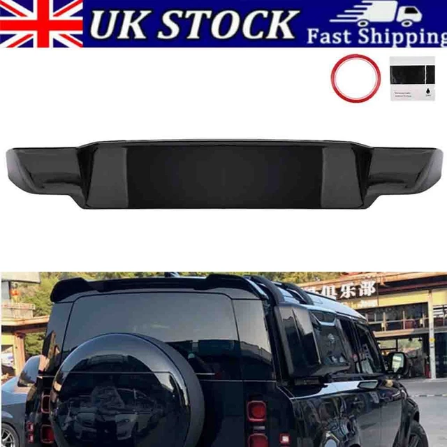 Gloss Black Rear Roof Spoiler For Land Rover Defender 90 & 110 (2020+) L663 | Easy Fit ABS Material 10 thumbnail image