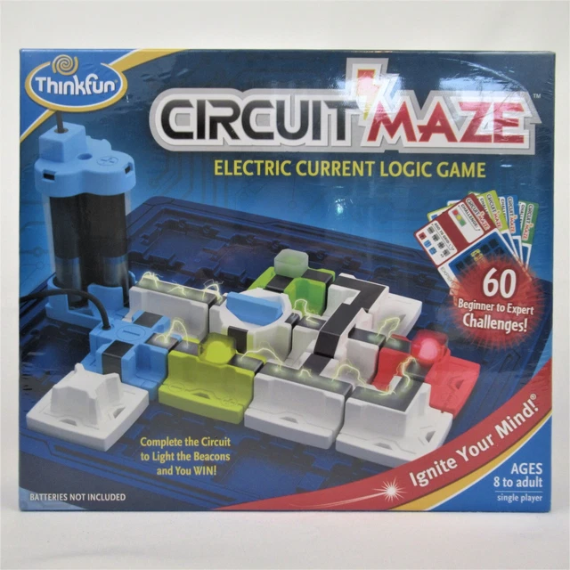CIRCUIT MAZE ELECTRIC current logic game Thinkfun STEM 34.95 PicClick
