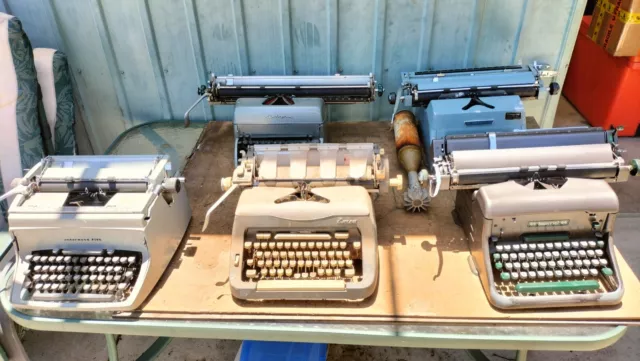 Vintage Typewriter Collection x5 Everest Imperial Remington Underwood unrestored