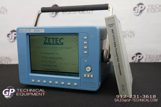 Zetec MIZ-27 CT Eddy Actuel Instrument - Olympus Panametrics Waygate Eddyfi Ndt