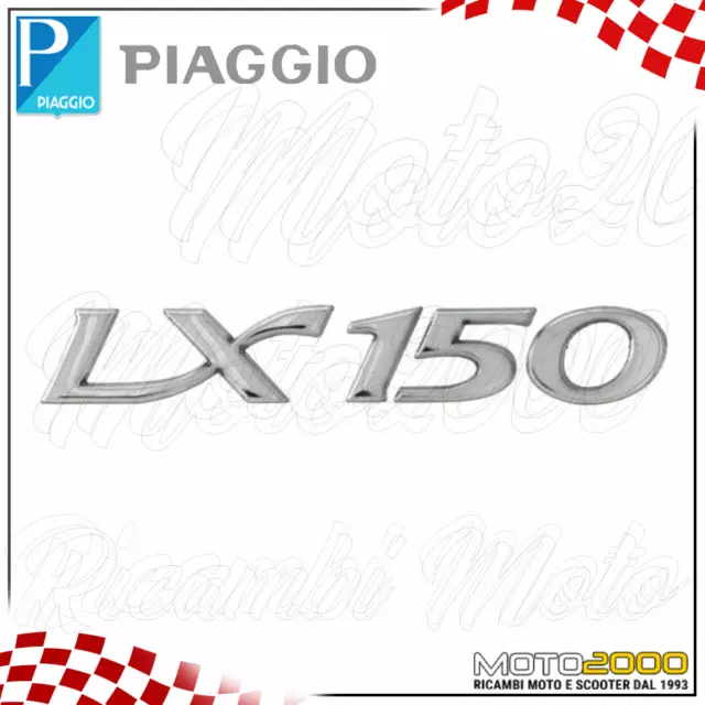 Targhetta Adesiva Emblema Anteriore Originale Piaggio Vespa Lx 150 2005 2009