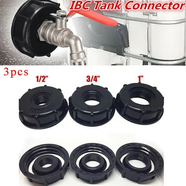 Ibc Tote Behälter Ventil Rohr Adapter 1/2 Garten Wasserhahn Schlauch Wasser