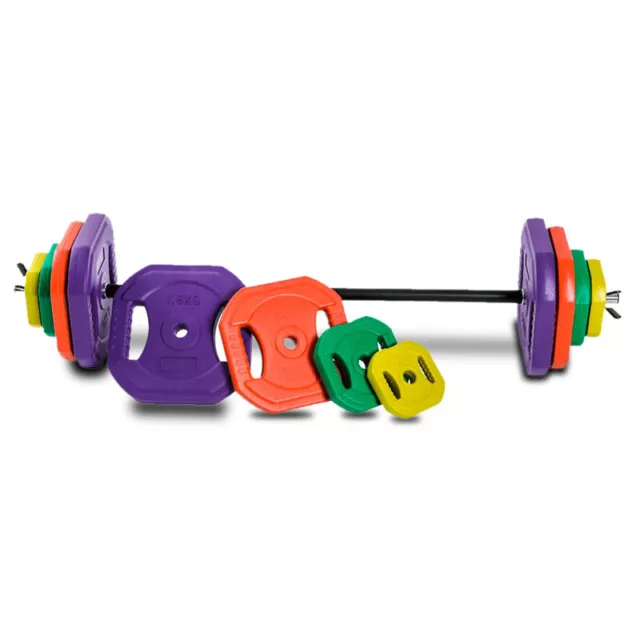 Set Body Pump Discos Colores Entre 20 Y 50 Kg - Riscko