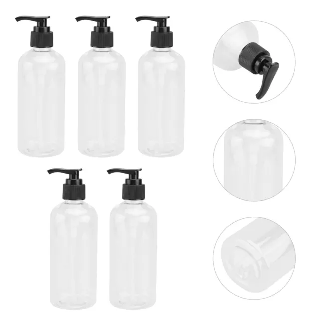 5 Pcs Lotion Storage Bottle Travel Shampoo Bottles Leakproof