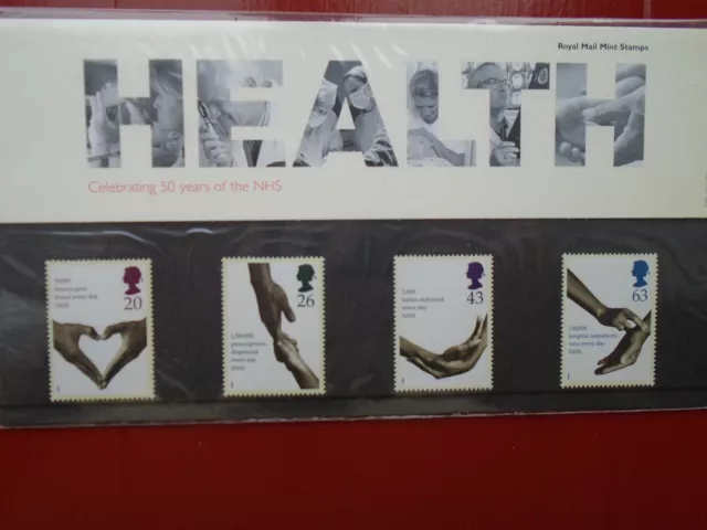 Royal Mail presentation pack No 288 HEALTH 1998 complete mint