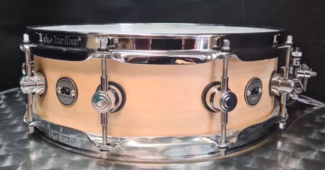 DW Collectors 14x4" Zoll Snare Drum Maple USA Satin Natural / Rullante