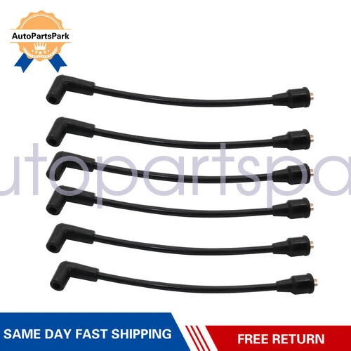 6Pcs 7mm v6 6 Cylinder For Mercury / Mariner 40 /150-200 Hp Spark Plug Wires