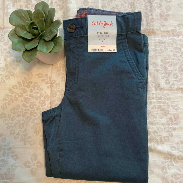 Cat & Jack NWT Kid's Teal Chino Pants, size 4
