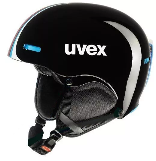 uvex hlmt 5 gara casco sci nero/blu snowboard sport invernali casco sci da corsa