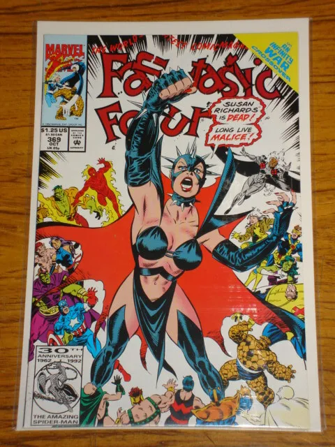 Fantastic Four #369 Vol1 Marvel Comics Infinity War October 1992