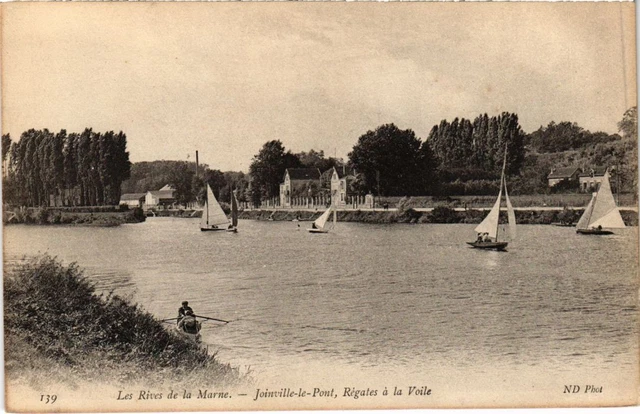 CPA AK Joinville le Pont Le Pont, Regates a la Voile FRANCE (1283411)