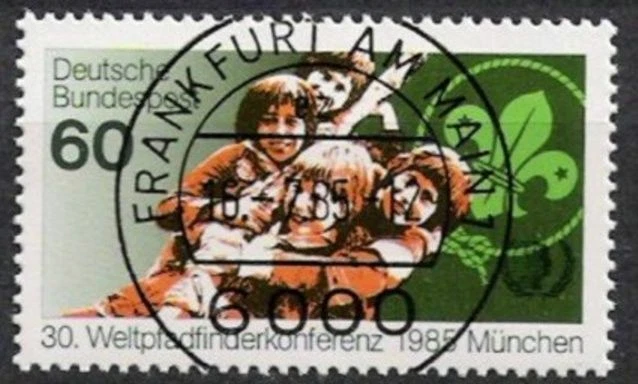 BUND Nr.1254 Pfadfinder Konferenz 1985 Vollstempel ffm