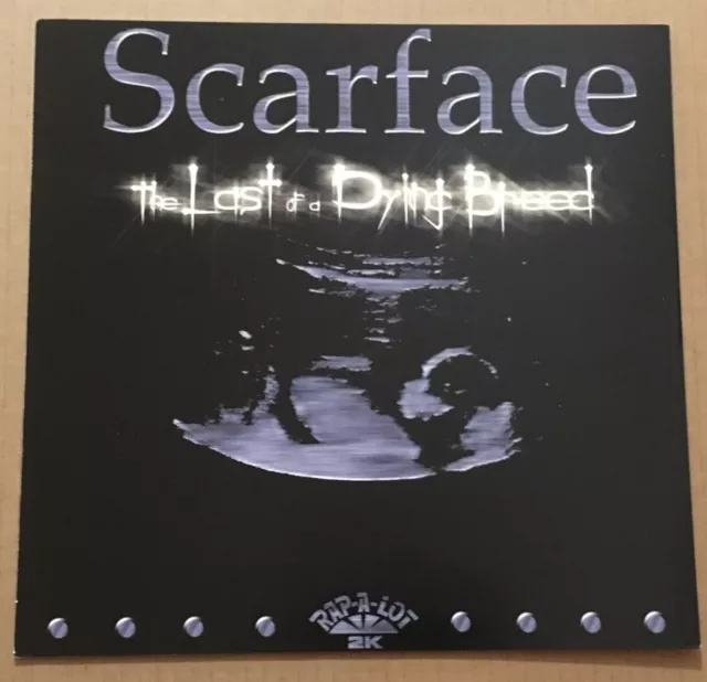 SCARFACE Ultra Rare 2000 DOUBLE SIDED PROMO POSTER FLAT for Dying CD MINT USA