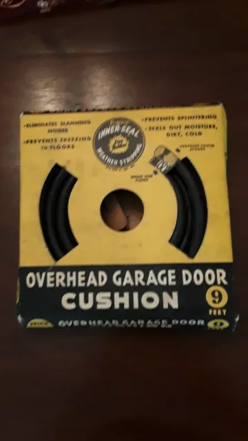 Vintage Inner-Seal Overhead Garage Door weather seal,  9 Feet, Made in USA