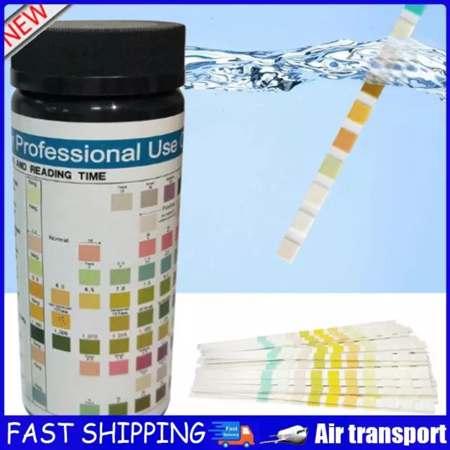 100pcs URS-10T Pool Test Paper SPA Hot Tub Urine Ketone Acid Alkali Test Strip A