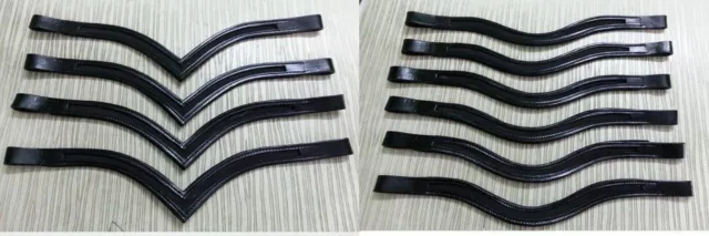 High quality Empty Channel English Padded Bridle Parts Brow-Bands 8 MM For Horse