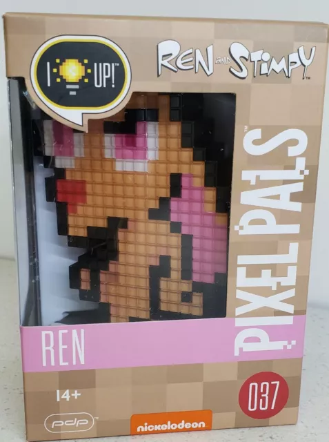 PDP Pixel Pals Ren and Stimpy- Ren - Light-Up Display 037 BNIB