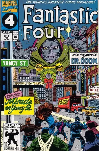 Fantastic Four 4 #361 Marvel Comics February Feb 1992 (VF)