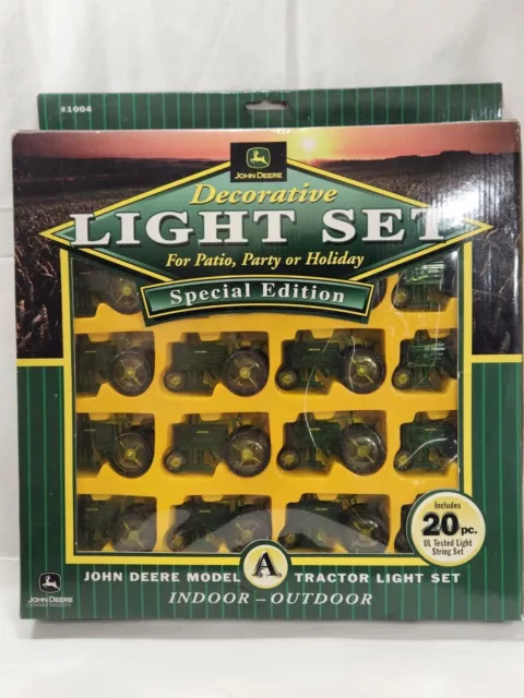 John Deere Model A Tractor 20 pc. Decorative Light Set Special Edition