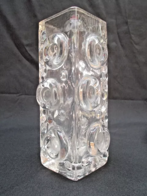Vintage Josef Schott for Smalandshyttan Glass Vase Sweden Art Glass Retro 1960s