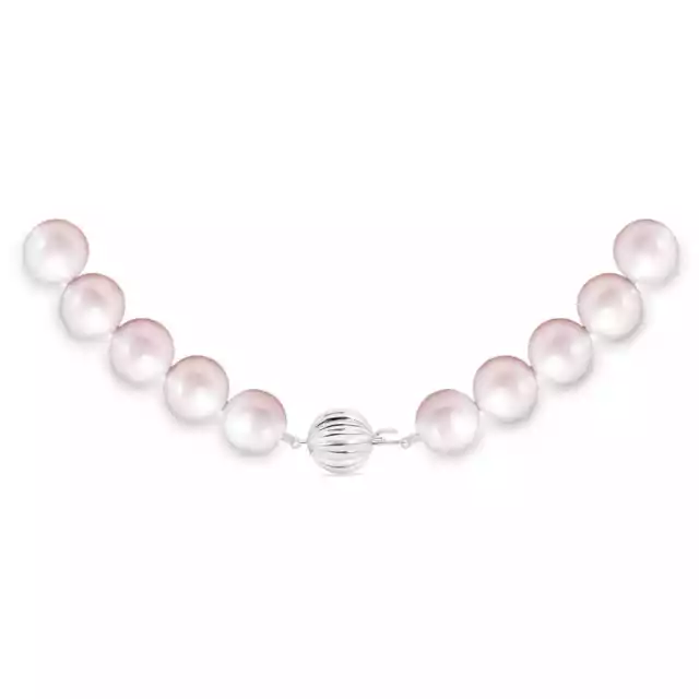 6-7mm, 18" Freshwater Cultured Pearl Single Strand Necklace in 14K White Gold 3