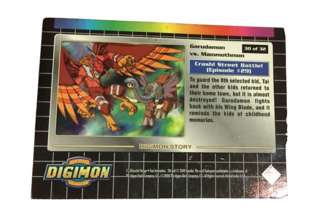 DIGIMON TRADING CARDS Animated Series 2 Card 30 - Garudamon Vs Mammothmon Vtd 3.41 - PicClick UK DIGIMON TRADING CARDS Animated Series 2 Card 30 - Garudamon Vs Mammothmon Vtd 3.41 - PicClick UK