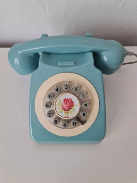 Wild & Wolf 1960s Design Classic Style 746 Telephone  marked French Blue