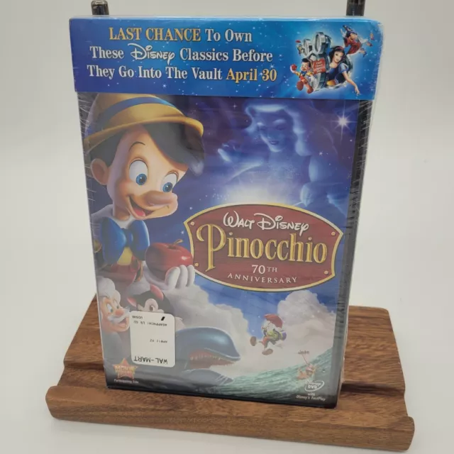 New Old Stock Pinocchio DVD  2-Disc Set 70th Anniversary Platinum Edition
