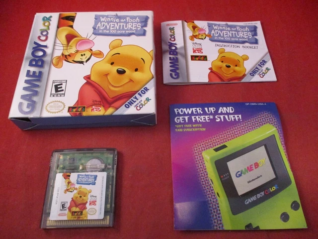Disney's Winnie the Pooh Adventures in the 100 Acre Wood Game Boy Color COMPLETE