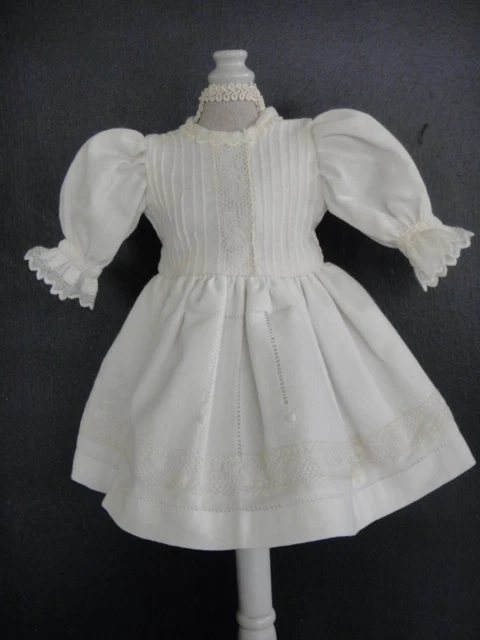 Robe Soie Rose Poupée 27 Cm Bleuette Georgette Bravot France