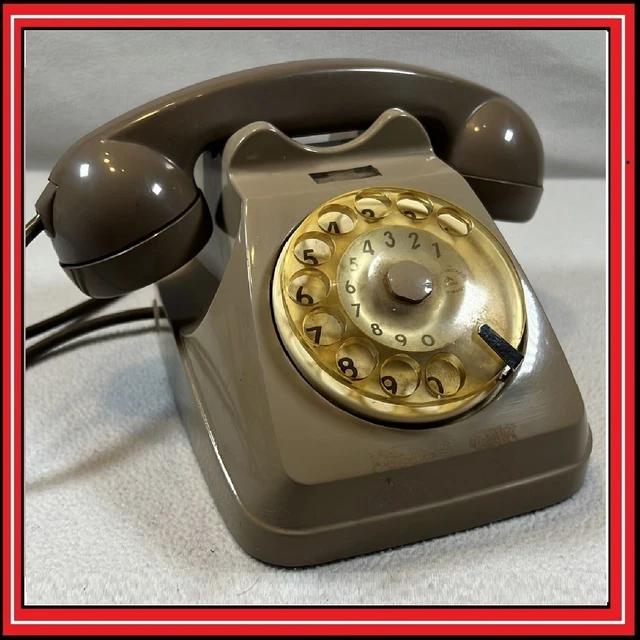 Telefono Fisso Sip Vintage a DiscoRotella Anni 70 80 90 Grigio Retrò D'Epoca