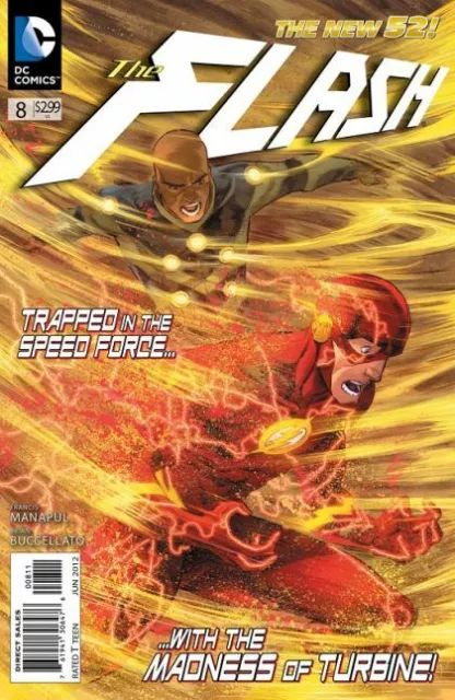 Flash Vol. 4 #8 A DC Comics NM Stock Image Francis Manapul, Brian Buccellato  Mo