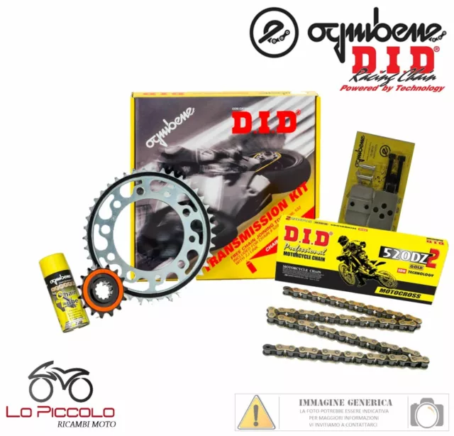 Kit Trasmissione Premium Did Catena Corona Pignone Honda Cr 125 R 1990 1991 1992