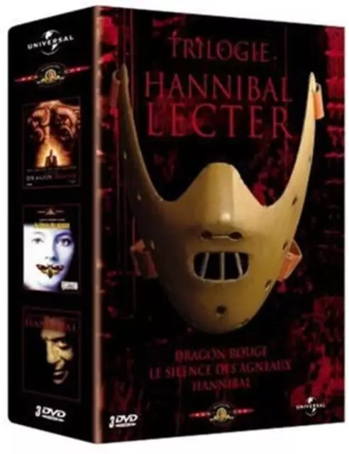 Dvd Coffret Trilogie Hannibal Lecter 3 DVD : Le Silence des agneaux / Dragon ro